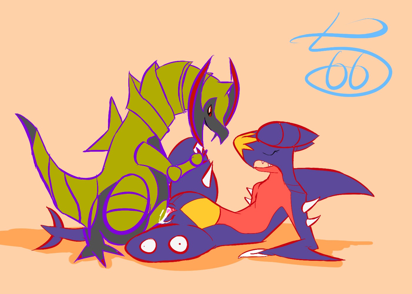 bodily_fluids conditional_dnp cum cum_in_vagina cum_inside dragon duo e621 female garchomp generation_4_pokemon generation_5_pokemon genital_fluids genitals haxorus klaide male male/female mythological_creature mythological_scalie mythology nintendo nude orange_background penis pokemon pokemon_(species) scalie sex simple_background tail vulva