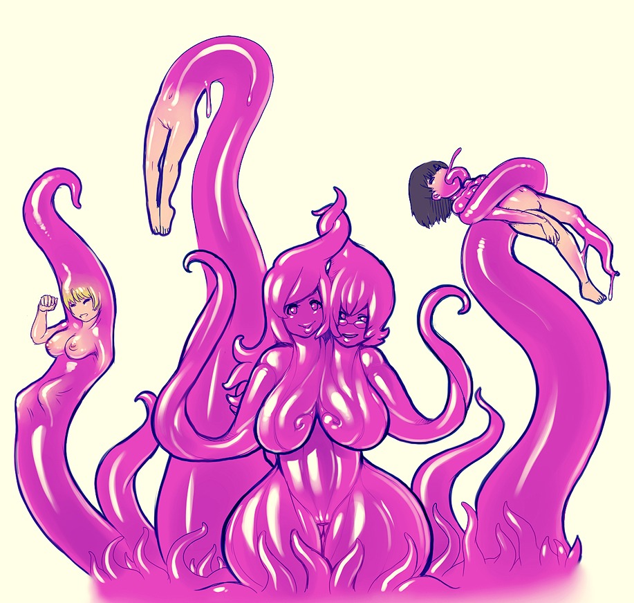 2_heads absorption_vore butt butt_from_the_front conjoined e621 eyewear fellatio female female/female female_pred female_prey forced forced_oral genitals glasses goo_creature group human humanoid limb_regression mammal merging modeseven multi_head multiple_prey oral penile rape sex slime tentacle_arms tentacle_limbs tentacle_rape tentacle_sex tentacles thigh_gap transformation vore vulva wide_hips