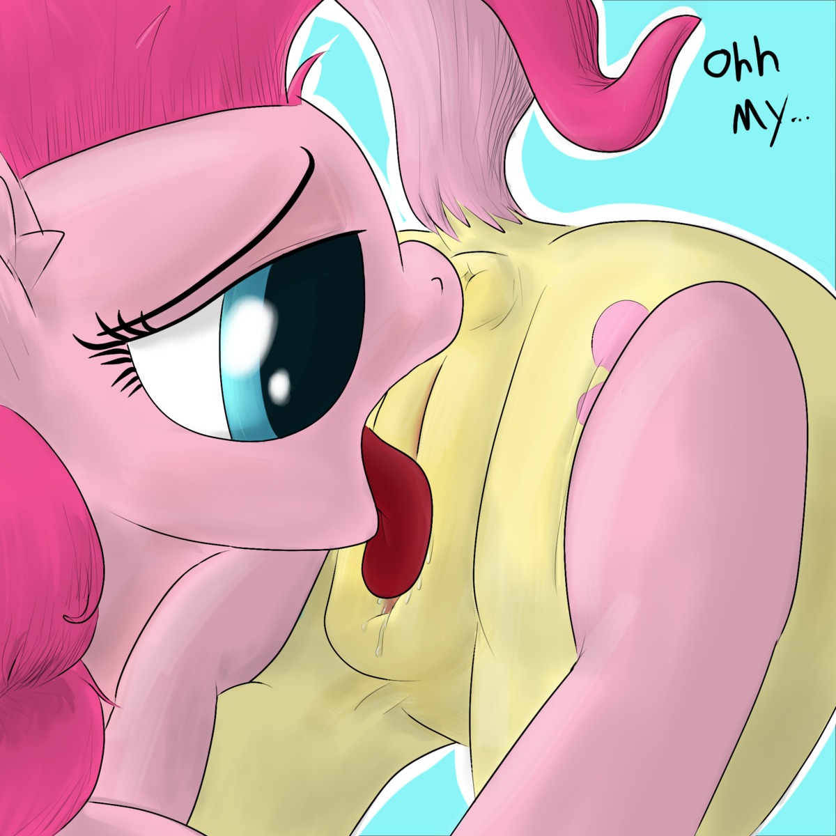 1:1 2013 anus blue_eyes cunnilingus duo e621 earth_pony equid equine female female/female feral fluttershy_(mlp) friendship_is_magic fur genitals hair hasbro hi_res horse licking mammal my_little_pony oral pink_body pink_fur pink_hair pinkie_pie_(mlp) pony sex tongue tongue_out vaginal vulva xanthor yellow_body yellow_fur
