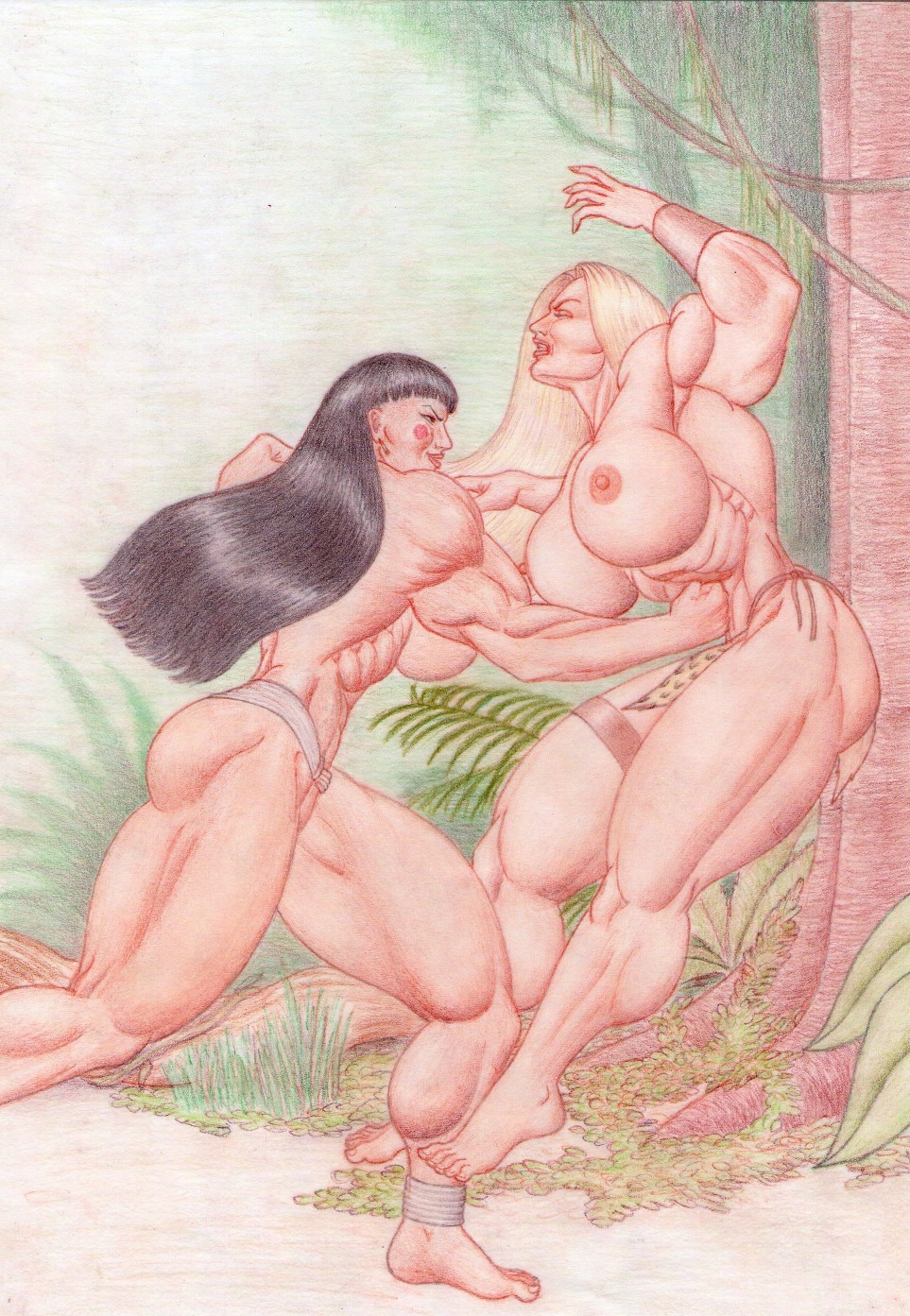 arani cavewoman female huge_muscles muscles rule34 sheena sheena_queen_of_the_jungle tagme
