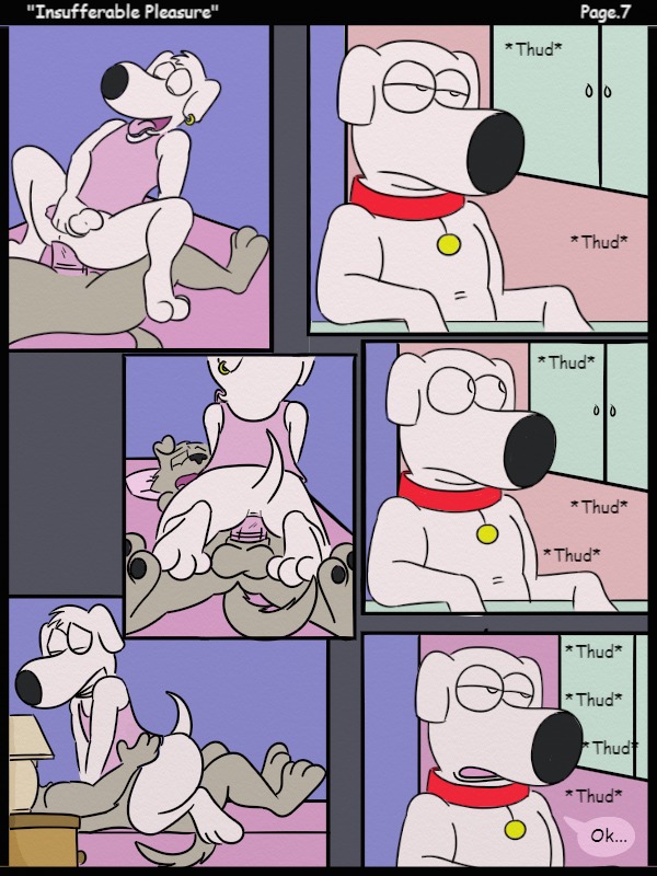 3:4 anal anthro balls bed black_nose brian_griffin canid canine canis collar comic condom cousins_(lore) cowgirl_position dialogue domestic_dog e621 english_text family_guy from_front_position furniture genitals grey_balls jasper_(family_guy) male male/male male_on_bottom male_on_top male_penetrated male_penetrating male_penetrating_male mammal multiple_scenes new_brian on_bottom on_top penetration power_bottom raised_tail rotten_robbie sex sexual_barrier_device straddling tail text white_balls