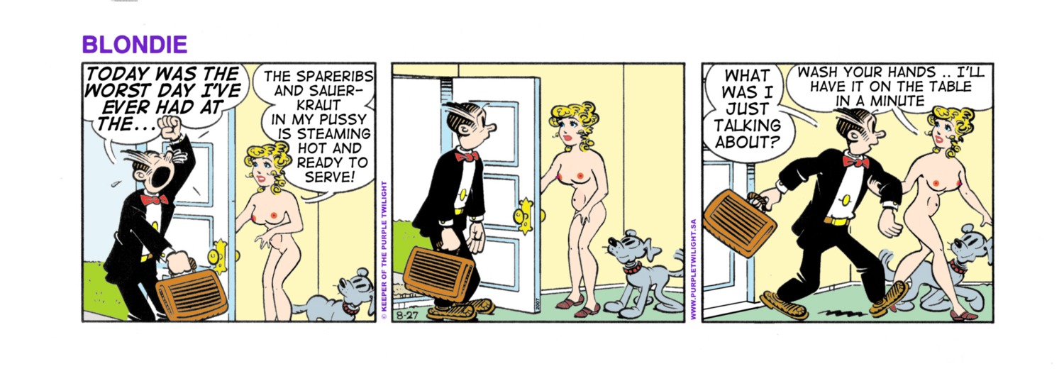 blondie blondie_(comic) blondie_bumstead clothing comic_strip dagwood_bumstead edit female human rule34 tagme
