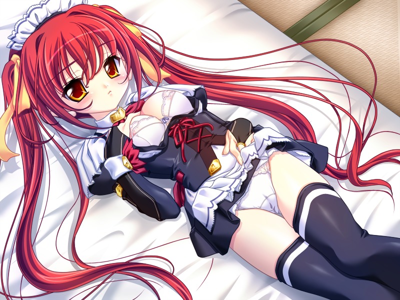 1girls atelier_kaguya cg eroge female female_only game_cg honky-tonk_pumpkin ore_to_kanojo_wa_shujuu_na_kankei panties rule34 solo tagme tobari