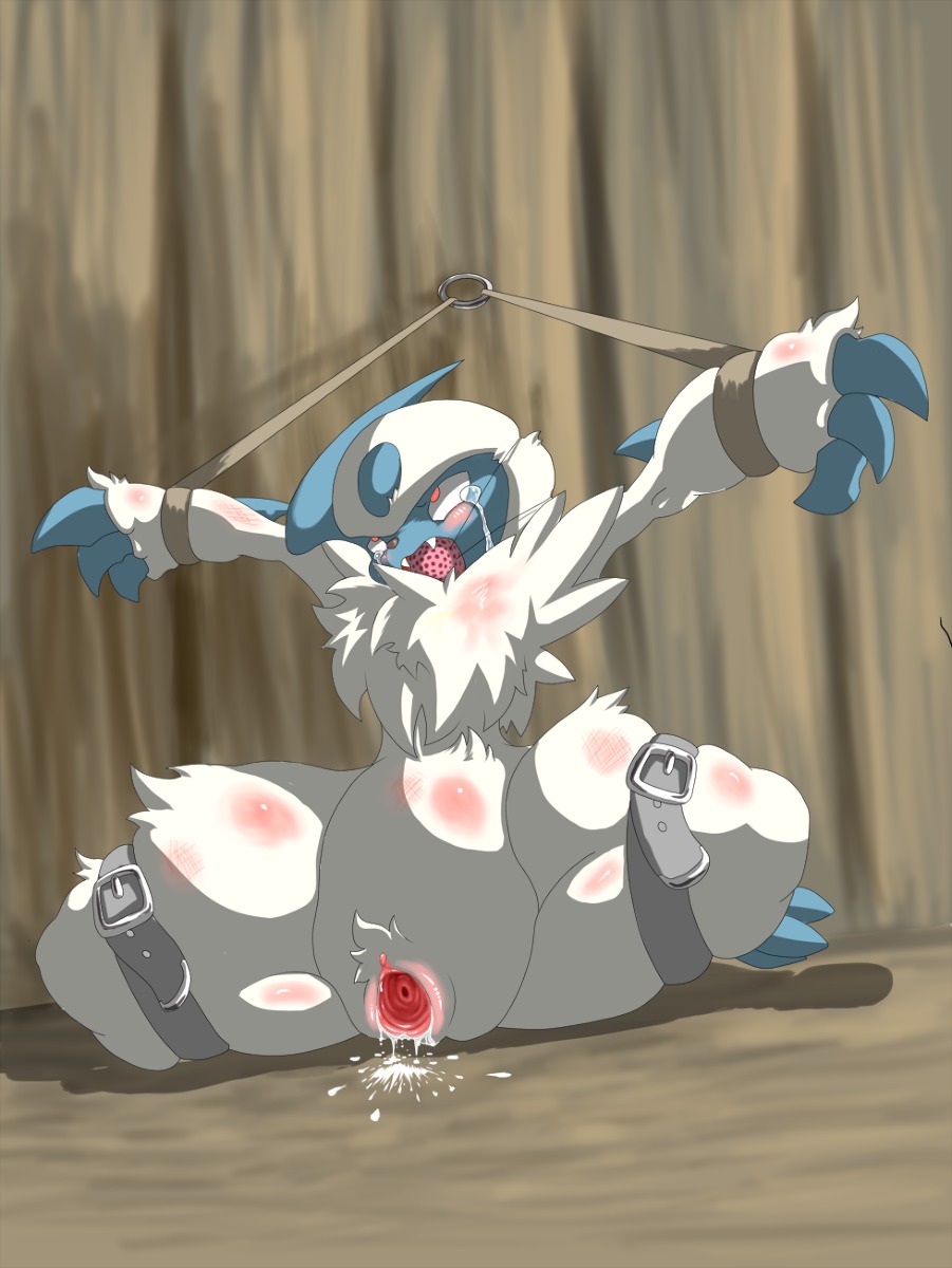 absol bound color female female_only front_view fur nintendo nude pok&eacute;mon_(species) pokemon pokemon_(species) pussy rule34 solo source_request tagme tamanosuke vulva year_request