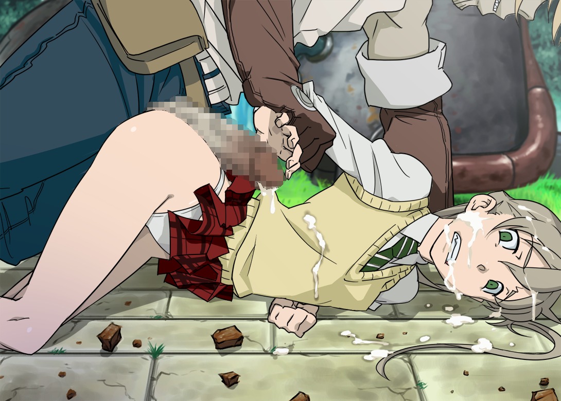 censored clothing cum cum_on_clothes cum_on_face cum_on_hair female forced giriko ice_place maka_albarn on_model panties rape raped_female rule34 skirt soul_eater tagme teenage_female teenager