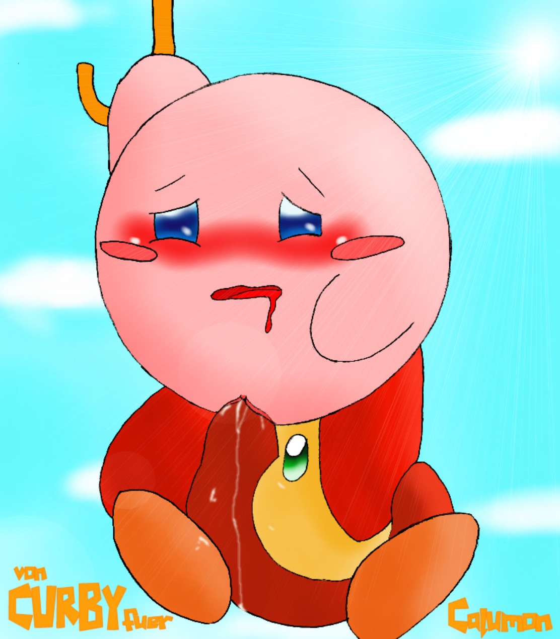 cuntboy curby english english_text intersex kirby kirby_(series) nintendo rule34 rule_63 tagme waddle_dee waddling_head