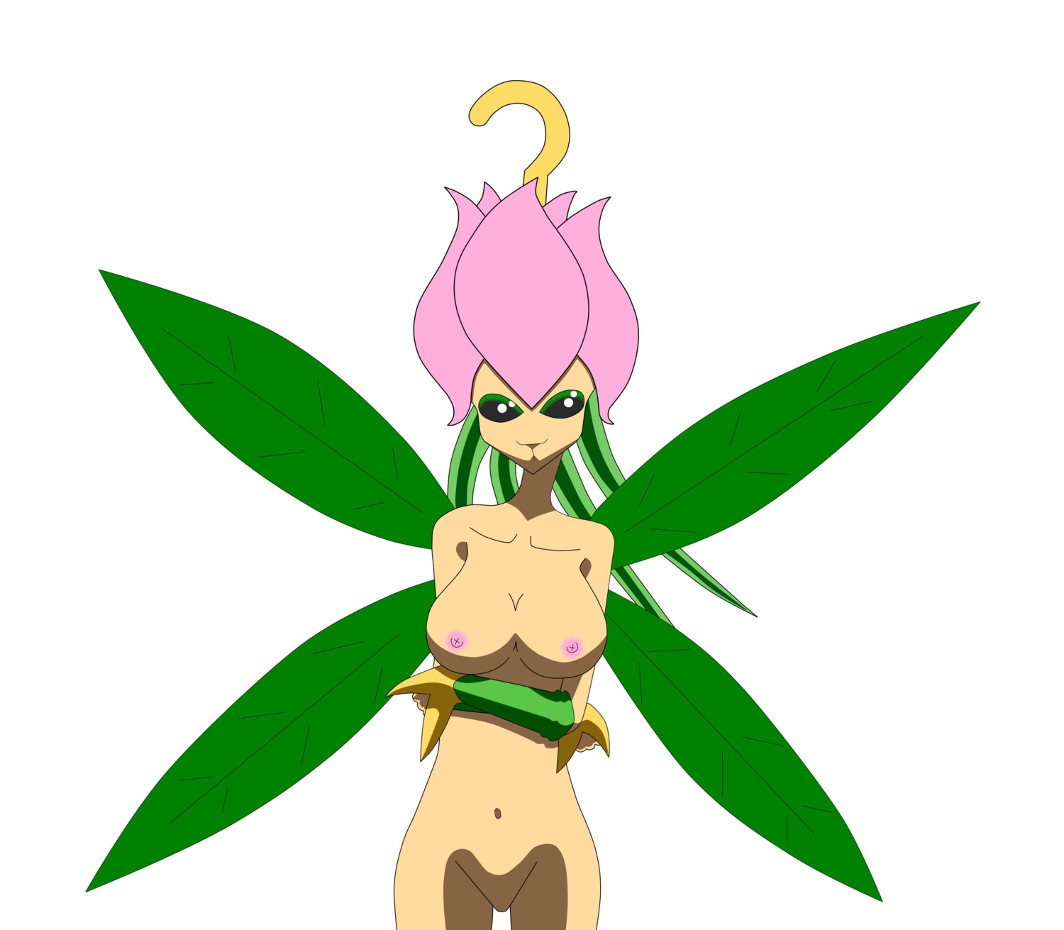 4_wings bad_anatomy digimon fairy fairy_wings female leaf leaf_wings leaves lillymon multi_wing plant plant_girl rule34 tagme vine_hair vines wings