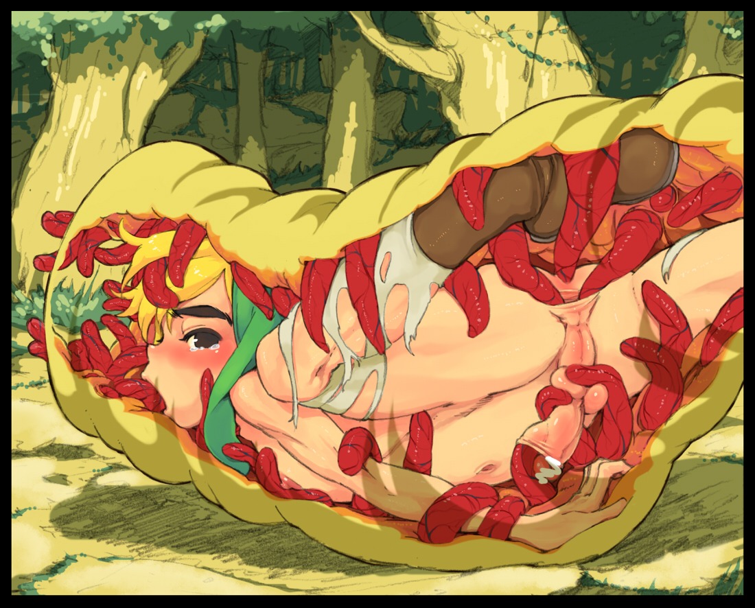 anal anus ass belly_button black_eyebrows black_eyes blonde_hair boots bottomless crying crying_with_eyes_open foreskin gag gaping_anus hat interspecies like_like link male male_only malesub monster monster_on_male nipples oral outdoors penis red_tentacles ripped_clothes ripped_clothing rule34 tears tentacle tentacle_in_anus tentacle_in_ass tentacle_in_mouth tentacle_in_penis tentacle_on_male tentacle_penetration tentacle_sex tentacles tentacles_around_legs tentacles_in_anus tentacles_on_male the_legend_of_zelda toon_link torn_clothes torn_clothing trapped uncircumcised vore