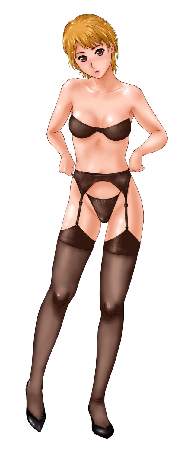 bra breasts female futari_wa_precure mine_(peak) misumi_nagisa panties precure pretty_cure rule34 small_breasts stockings tagme