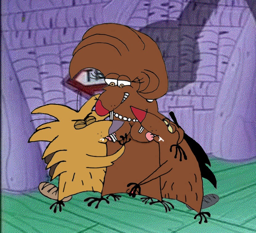 angry_beavers anthro beaver breastfeeding breasts daggett female furry ha_cha_cha incest mammal mother_and_son mother_beaver nickelodeon norbert rodent rule34 straight