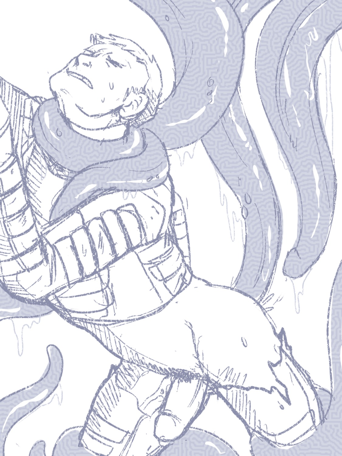 dead_space isaac_clarke male male_only rule34 tagme tentacle
