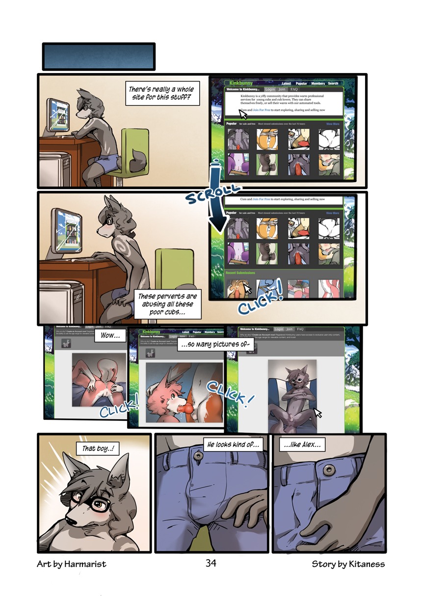 adolescent anal anal_penetration animal_genitalia anthro anus backsack balls bdsm blush bodily_fluids bondage bottomwear bound briefs bulge butt canid canine canis cellphone child clothed clothing comic computer cum cunnilingus detailed_bulge digital_media_(artwork) e621 electronics english_text erection eyewear fellatio female fixed_toy fixed_vibrator fur furgonomic_eyewear furgonomics genital_fluids genitals glasses harmarist harness hi_res holding_bulge inkbunny jockstrap keyboard knot looking_at_porn male male/female mammal multiple_images multiple_scenes nervous nude nude_anthro nude_female nude_male number oral oral_penetration page_number penetration penile penis phone picture_in_picture pornography precum presenting presenting_hindquarters sex sex_toy sexual_awakening sheath sheath_and_knife shorts solo spread_butt spreading tail text topless topless_anthro topless_male underwear vaginal vibrator vulva will_(harmarist) wolf young young_anthro young_male