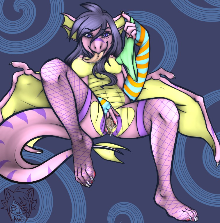 anthro anus bodily_fluids breasts clothing discarded_clothing discarded_panties discarded_underwear dragon e621 female fishnet_clothing genital_fluids genitals holding_clothing holding_object holding_underwear inviting licking looking_at_viewer masturbation mei5683 membrane_(anatomy) membranous_wings mostly_nude mythological_creature mythological_scalie mythology non-mammal_breasts one_leg_up panties raised_leg scalie seductive solo spread_legs spread_vulva spreading tail tongue tongue_out underwear vaginal vaginal_fluids vaginal_masturbation vulva wings