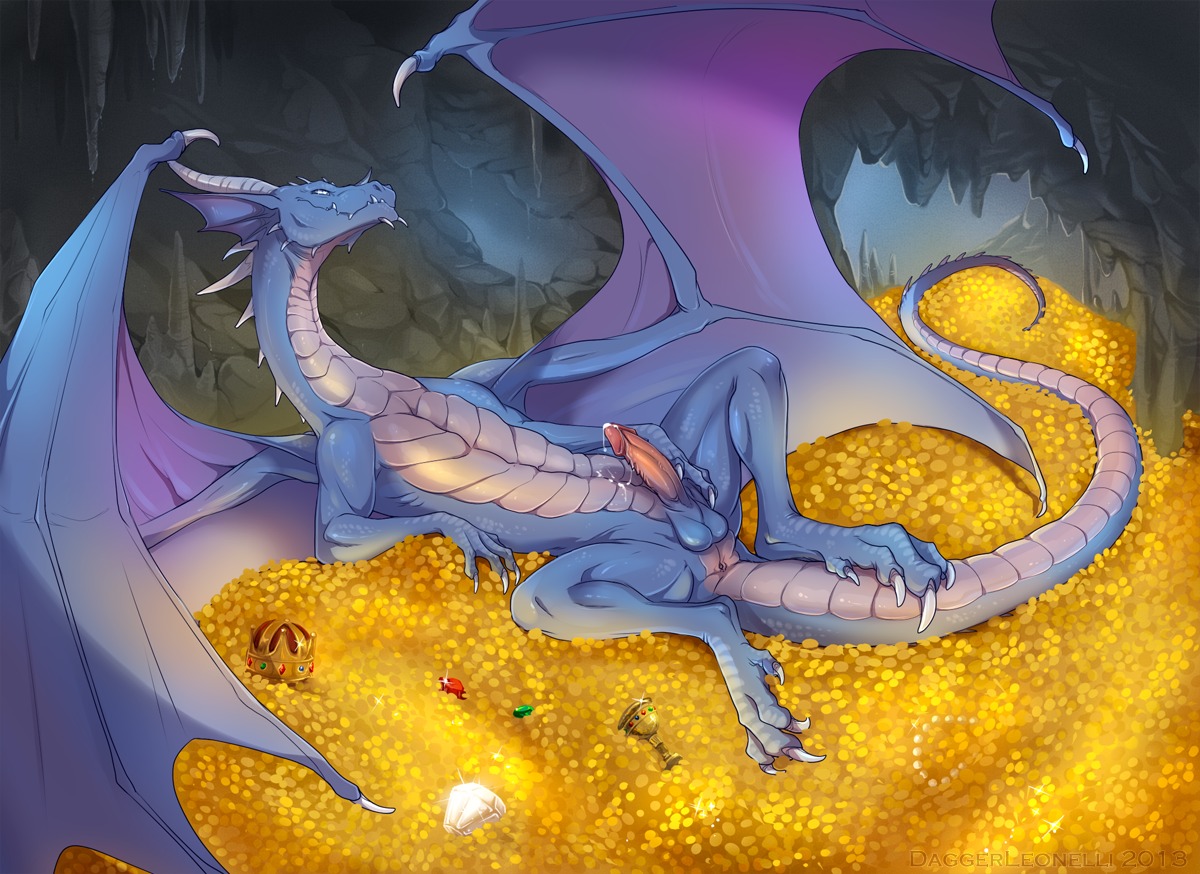 anus balls blue_balls blue_body blue_skin bodily_fluids cave claws coin container crown cum cum_on_self cup dagger_leonelli diamond_(gem) digitigrade dragon e621 emerald_(gem) erection european_mythology feet feral gem genital_fluids genitals goblet gold_(metal) gold_coin headgear hindpaw horn jewelry lying majime male membrane_(anatomy) membranous_wings mythological_creature mythological_scalie mythology necklace non-mammal_balls nude on_back paws pearl_(gem) pearl_necklace penis pink_penis presenting presenting_penis ruby_(gem) scalie smile solo spikes spread_legs spreading tail treasure treasure_hoard western_dragon wings