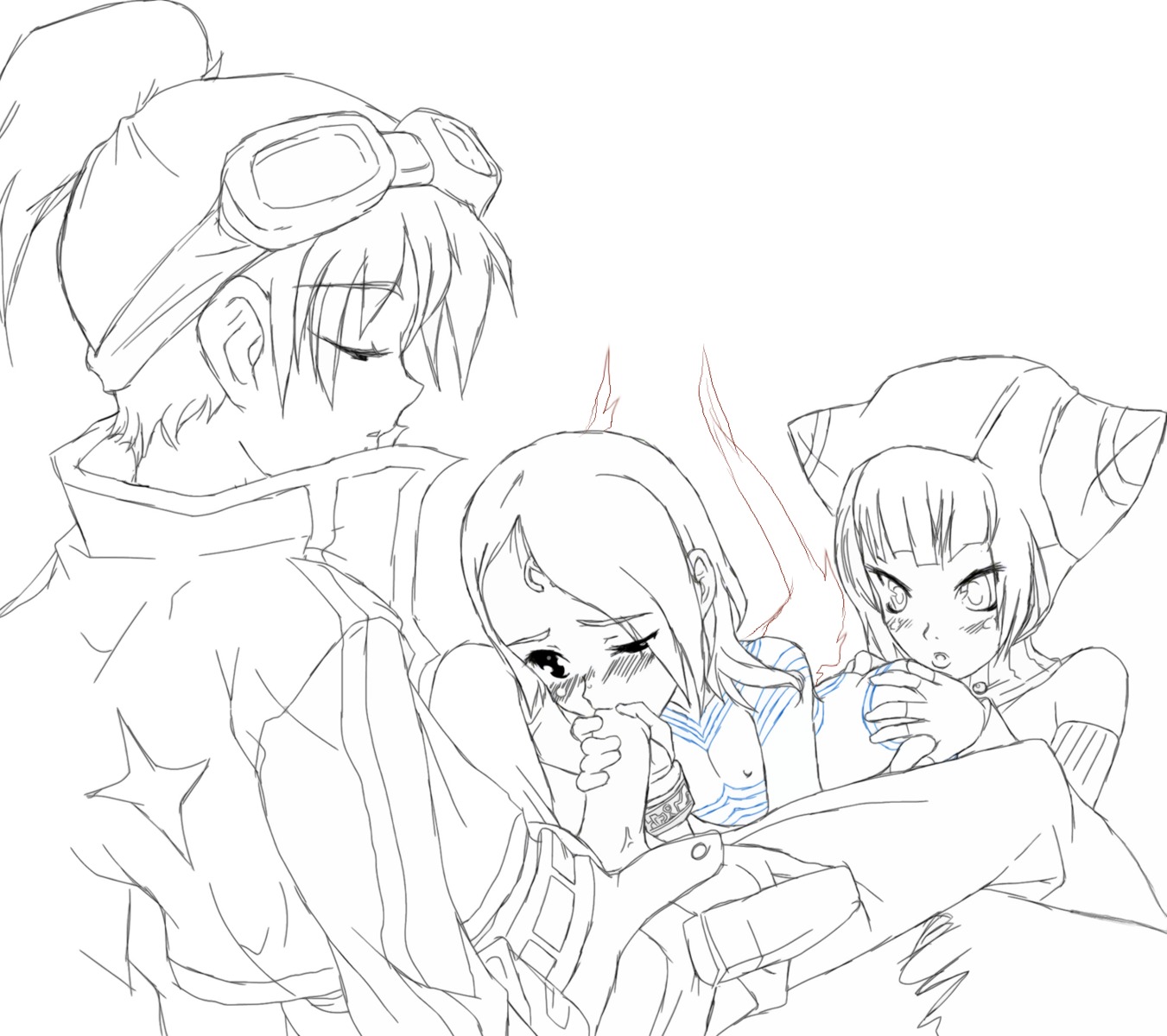 breath_of_fire breath_of_fire:_dragon_quarter clothing female flat_chest lin_(breath_of_fire) nina_(breath_of_fire_v) oral_sex rule34 ryuu_(breath_of_fire_v) tagme