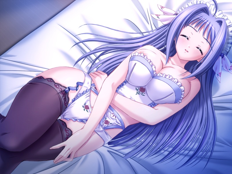 1girls atelier_kaguya cg eroge female female_only game_cg honky-tonk_pumpkin nonomiya_sumire ore_to_kanojo_wa_shujuu_na_kankei rule34 solo straight_hair tagme