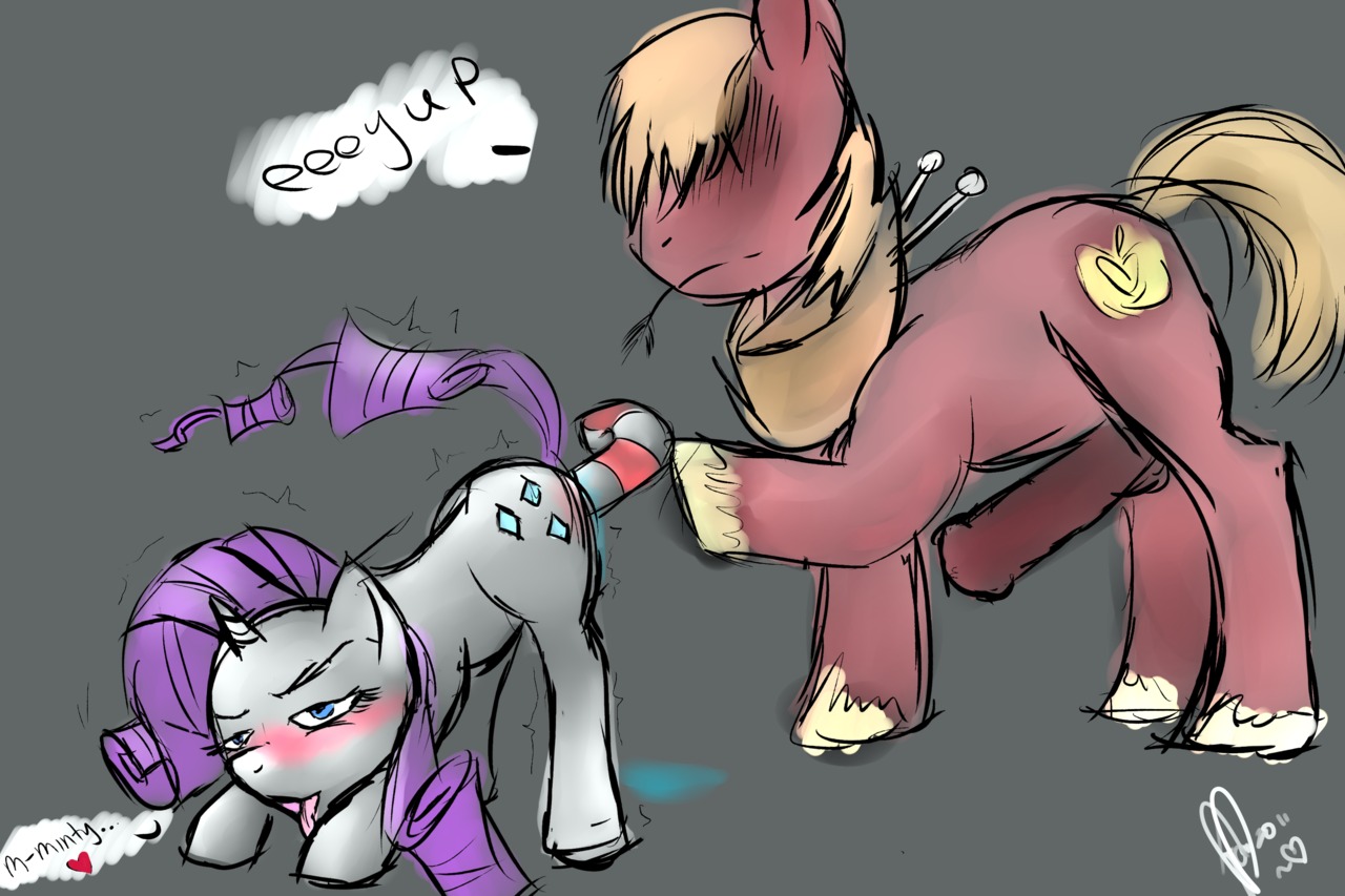 big_macintosh_(mlp) earth_pony equine female feral fluttermod friendship_is_magic horse male my_little_pony mythological_creature mythological_equine mythology pony rarity_(mlp) rule34 smooth_skin unicorn