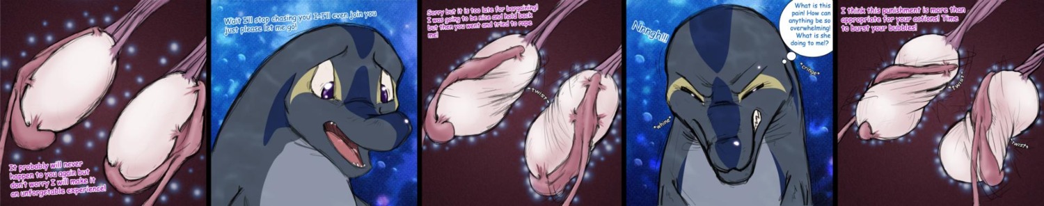 ballbusting balls cetacean cock_and_ball_torture cock_and_balls_torture dolphin feral magic male marine penis rape rule34 underwater x-ray
