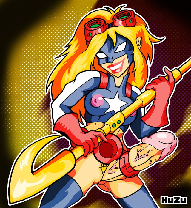 1futa bad_anatomy courtney_whitmore dc dc_comics futa_only futanari intersex justice_society_of_america kuzu rule34 solo stargirl uncensored