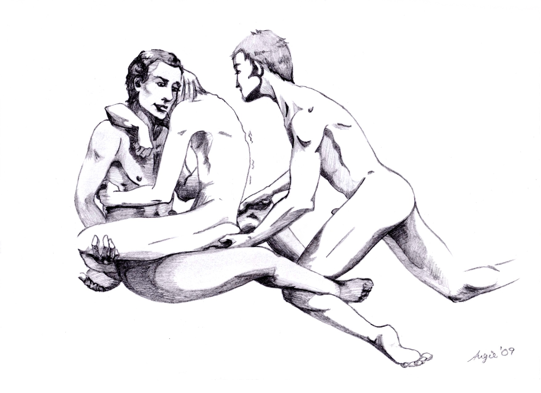 blaise_zabini draco_malfoy gay gryffindor harry_potter male male_only monochrome multiple_boys multiple_males nipples rule34 slytherin tagme theodore_nott threesome yaoi