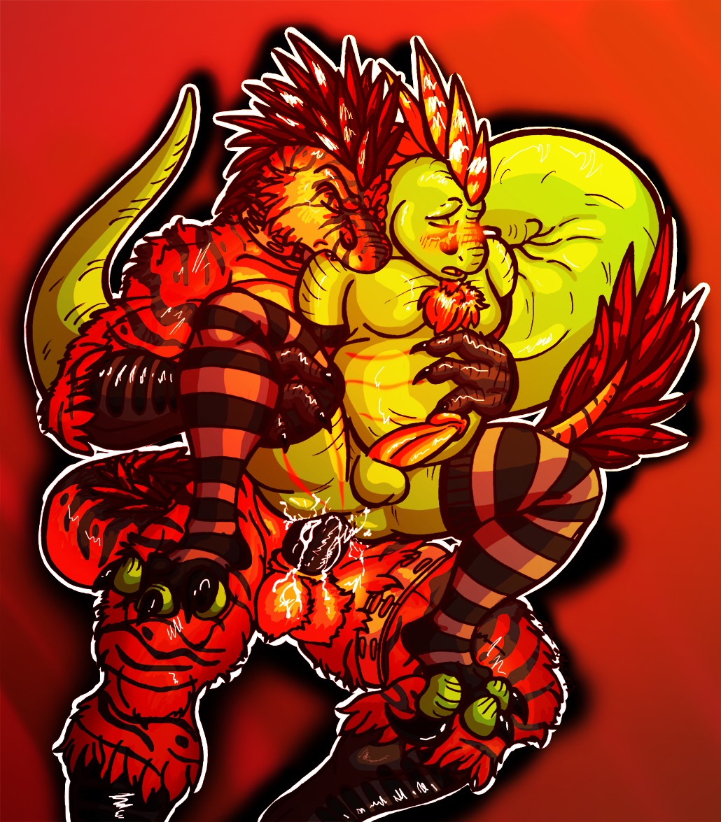 2012 anal anal_penetration anthro anus balls bite blood blush bodily_fluids chair_position claw_marks clothing cum cum_in_ass cum_inside dinosaur dromaeosaurid duo e621 erection eyes_closed feathers from_behind_position genital_fluids genitals larathen larathen_(character) legion_(character) legwear male male/male male_penetrated male_penetrating male_penetrating_male nude orgasm penetration penis prehistoric_species reptile rough_sex saurischian scalie scar sex stockings theropod velociraptor
