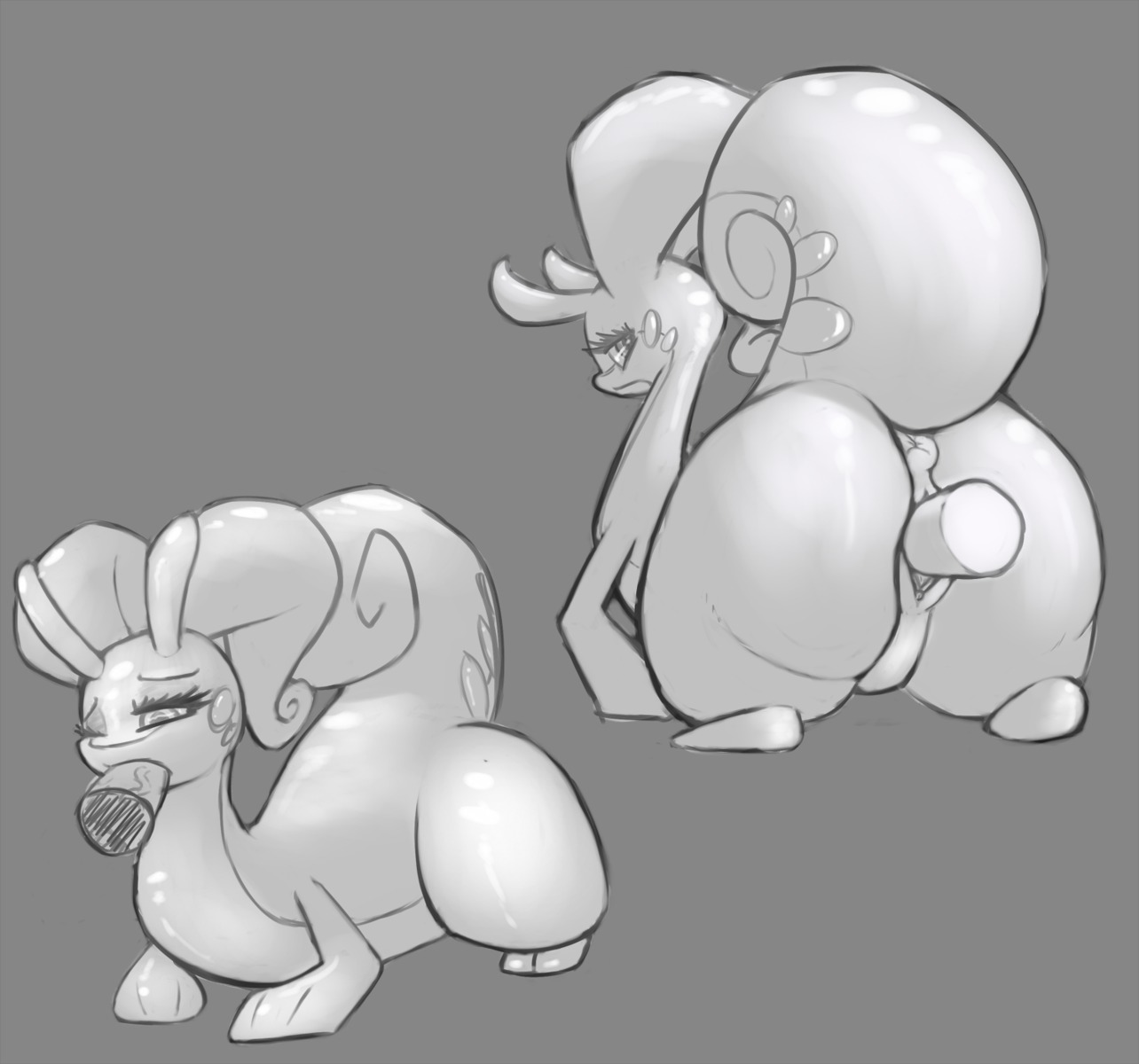 anus big_butt butt carmelcube disembodied_penis dragon duo e621 erection eyelashes faceless_character faceless_male fellatio female female_penetrated feral from_behind_position generation_6_pokemon genitals goodra hi_res looking_at_viewer looking_back male male/female male_penetrating male_penetrating_female monochrome mythological_creature mythological_scalie mythology nintendo one_eye_closed open_mouth oral oral_penetration penetration penile penile_penetration penis penis_in_vagina pokemon pokemon_(species) scalie sex simple_background slime tail thick_tail thick_thighs vaginal vaginal_penetration vein vulva