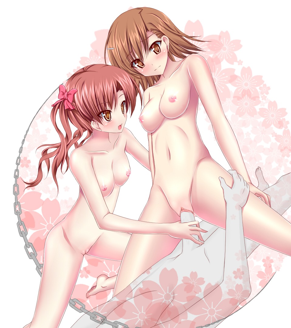 10s 1boy 2011 2girls areolae assisted_sex axfa barefoot blush breasts brown_eyes brown_hair chains clitoris completely_nude cowgirl_position faceless_male female female_focus female_on_top ffm_threesome group_sex hair_ornament hair_ribbon hairclip human long_hair male misaka_mikoto multiple_females navel nipples noumin nude nude_female nude_male open_mouth penis pussy ribbon rule34 sex shirai_kuroko short_hair straight teenage_female teenager teenager_on_teenager threesome tied_hair to_aru_kagaku_no_railgun to_aru_majutsu_no_index toes twintails uncensored vaginal_penetration vaginal_sex young