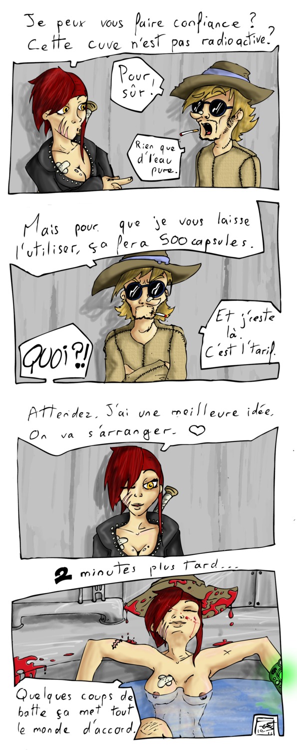 casual computer electronics fallout female headwear human male no_artist outerwear pale_skin pip-boy rule34 tagme wristwear