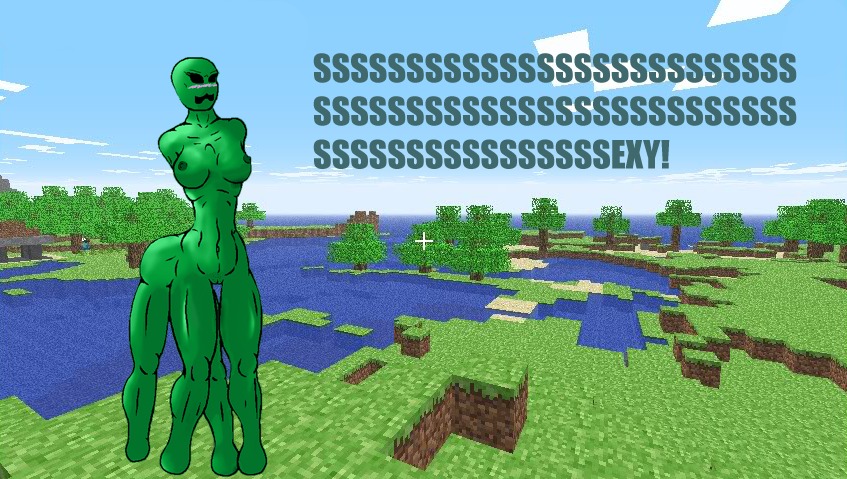 armless breasts creeper_(minecraft) digital_media_(artwork) e621 female frontal_taur_genitals frontal_taur_vulva full-length_portrait genitals green_body microsoft minecraft mojang nipples non-mammal_nipples nude portrait ruiner_of_perfectly_good_buildings slim solo taur unknown_artist vulva what xbox_game_studios