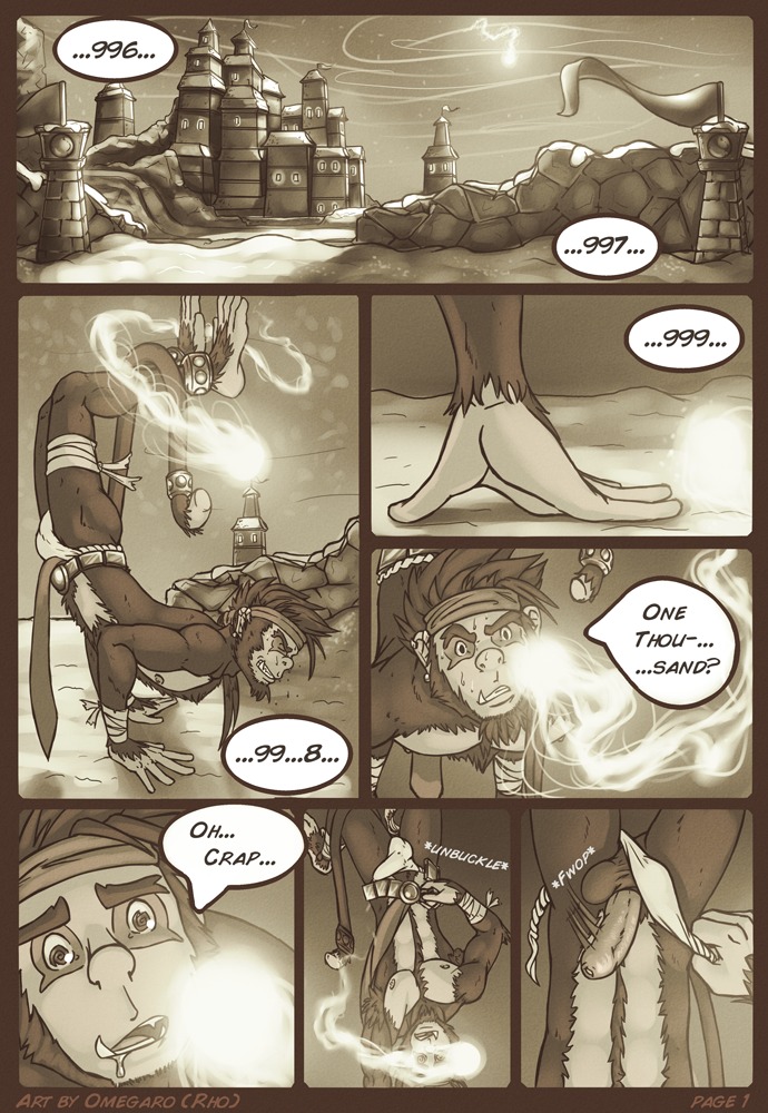 2014 anthro armpit_hair asian_clothing balls biped body_hair butt clothing comic dialogue e621 east_asian_clothing english_text feet flaccid foreskin fundoshi fur genitals hair handstand haplorhine humanoid_genitalia humanoid_penis hypnosis japanese_clothing journey_to_the_west league_of_legends male mammal mind_control monkey monochrome muscular muscular_anthro muscular_male nipples nude omegaro on_one_hand open_mouth pecs penis prehensile_feet primate riot_games sepia solo speech_bubble spiral spiral_eyes sun_wukong teeth tencent text toes underwear wukong_(lol)