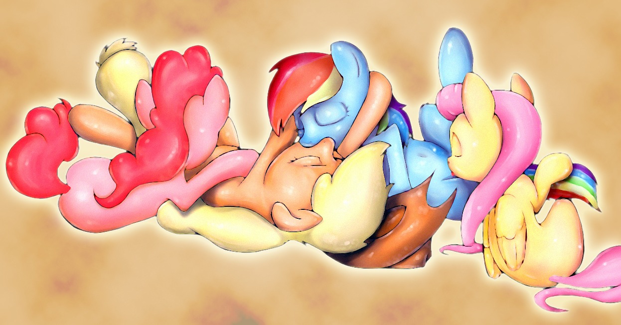 2013 applejack_(mlp) blonde_hair blue_body blue_fur clothing cowboy_hat cunnilingus cutie_mark e621 earth_pony equid equine eyes_closed feathered_wings feathers female female/female feral fluttershy_(mlp) friendship_is_magic fur group hair hasbro hat headgear headwear horse kiss_on_lips kissing mammal multicolored_hair my_little_pony mythological_creature mythological_equine mythology oral orange_body orange_fur pegasus pink_body pink_fur pink_hair pinkie_pie_(mlp) pony rainbow_dash_(mlp) rainbow_hair sex sharpy tail vaginal wings yellow_body yellow_feathers yellow_fur