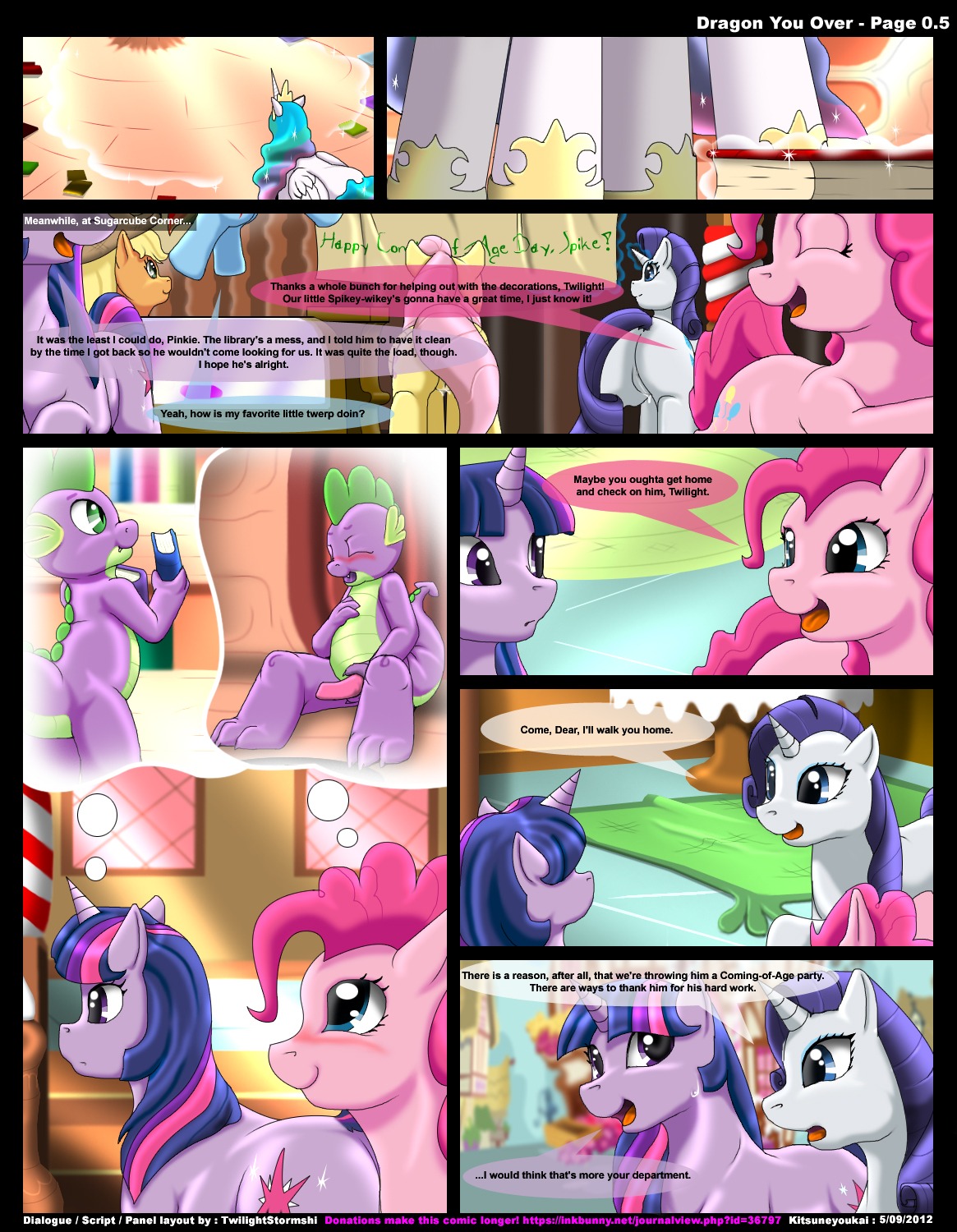 applejack_(mlp) blue_eyes blush bodily_fluids butt comic cutie_mark dialogue dragon e621 earth_pony english_text equid equine erection feathered_wings feathers female feral fluttershy_(mlp) friendship_is_magic fur genital_fluids genitals group hair hasbro hi_res horn horse in_heat kitsune_youkai male mammal masturbation multicolored_hair my_little_pony mythological_creature mythological_equine mythological_scalie mythology party pegasus penile penile_masturbation penis pinkie_pie_(mlp) pony princess princess_celestia_(mlp) purple_body purple_eyes purple_fur purple_hair rarity_(mlp) red_blush royalty scalie spike_(mlp) tail text twilight_sparkle_(mlp) two_tone_hair unicorn vaginal_fluids white_body white_feathers winged_unicorn wings yellow_body yellow_feathers