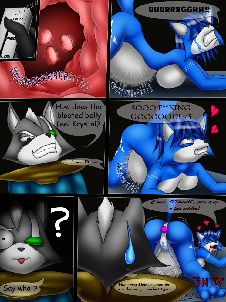 anthro canine comic female fox fur furry krystal male nintendo rule34 star_fox wolf wolf_o'donnell