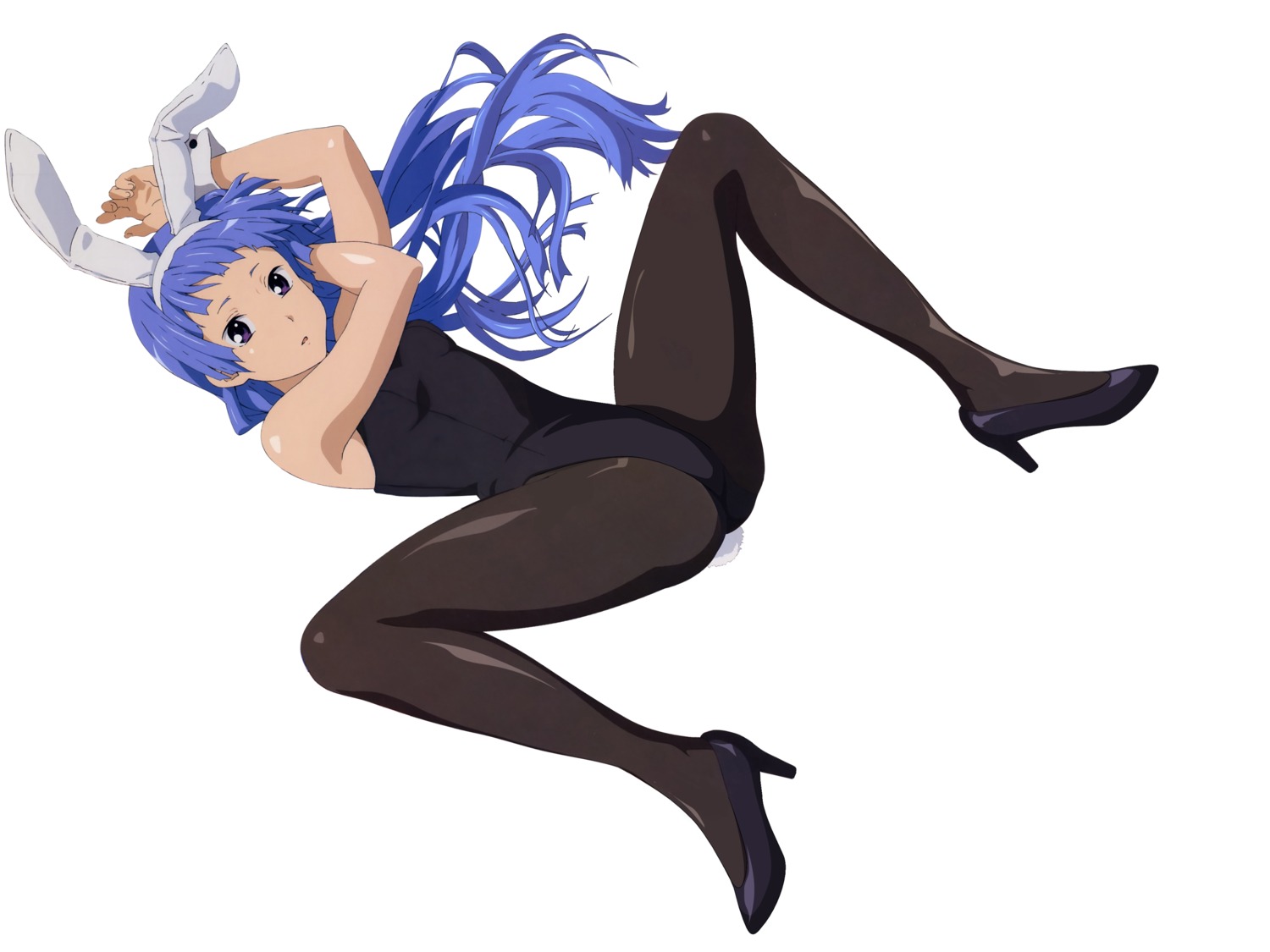 1girls bunny_girl clothing female female_only kannagi nagi pantyhose photoshop rule34 solo