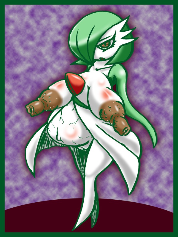 1girls bad_anatomy breasts brown_nipples dark_nipples erect_nipples fairy_type female female_gardevoir female_only female_pokemon gardevoir large_nipples nintendo nipples no_sex nude one_eye_obstructed pokemon pokemon_(species) pokemon_rse pregnant psychic_type rule34 sagging_breasts sinooka solo solo_female stretch_marks veiny_belly