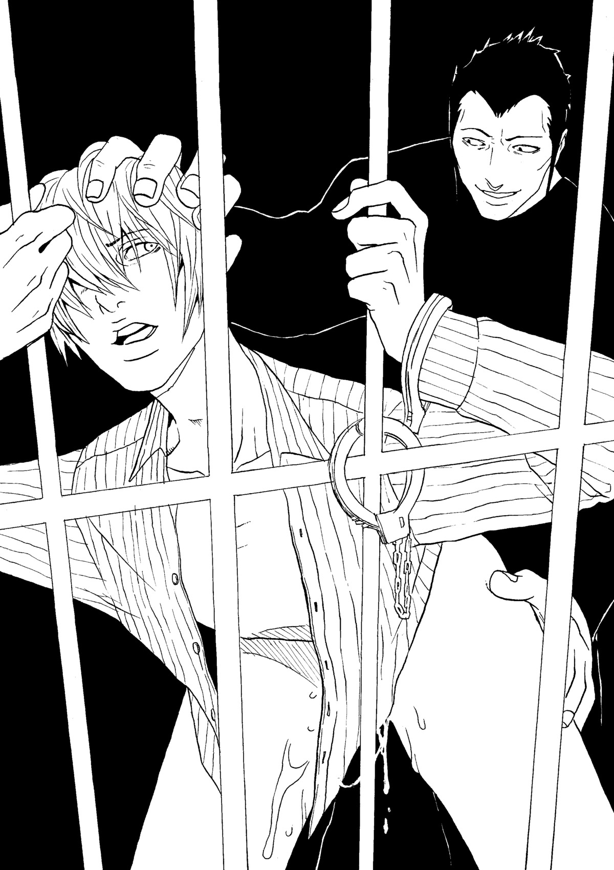 artist_request death_note kyosuke_higuchi light_yagami male male_only rule34 tagme yaoi