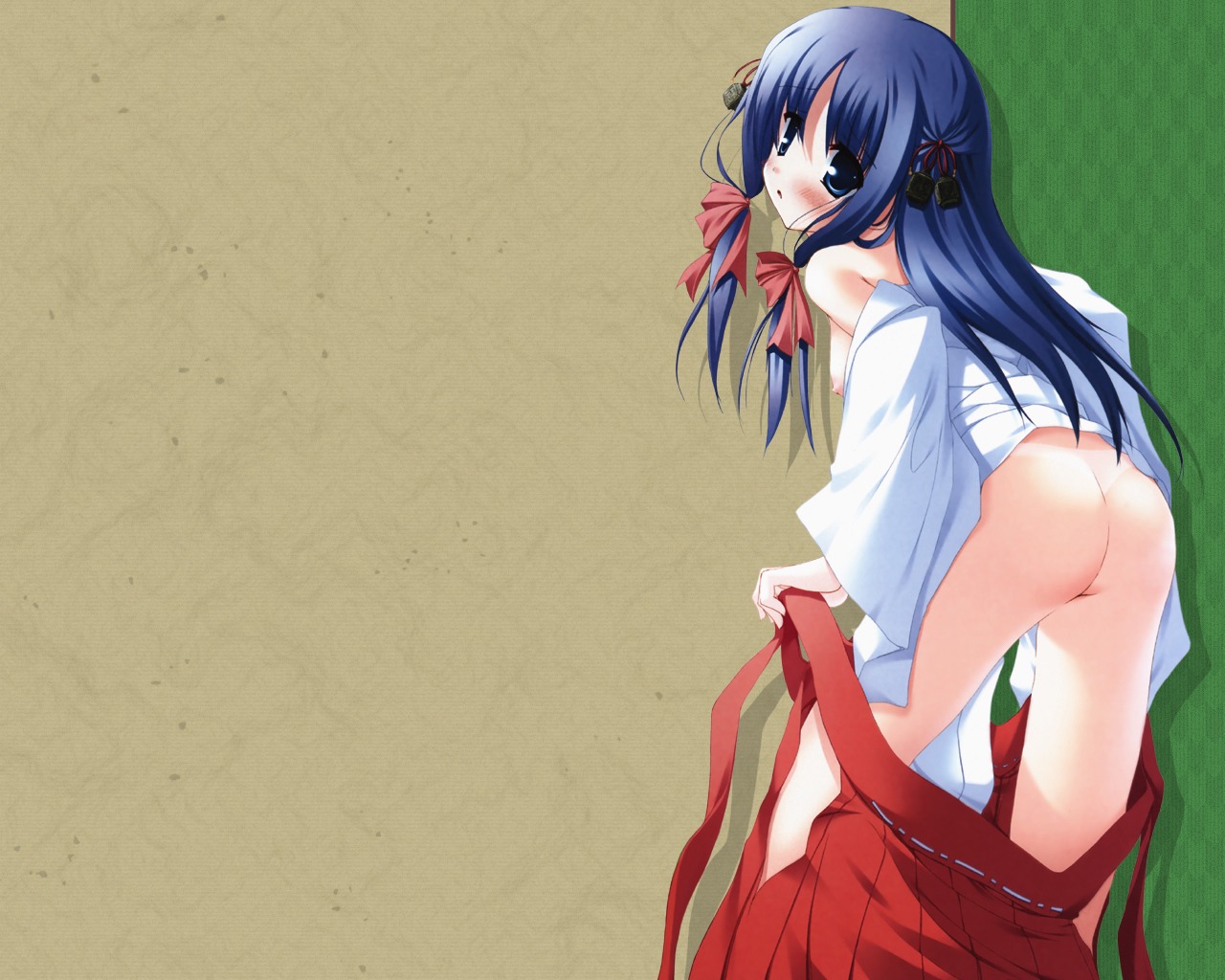 ass female hakama miko rule34 tagme