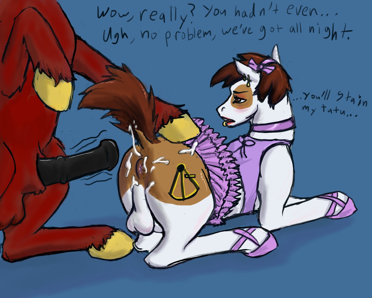 big_macintosh_(mlp) cum earth_pony equine friendship_is_magic horse male male_only my_little_pony phylophyle pipsqueak_(mlp) pony rule34 smooth_skin