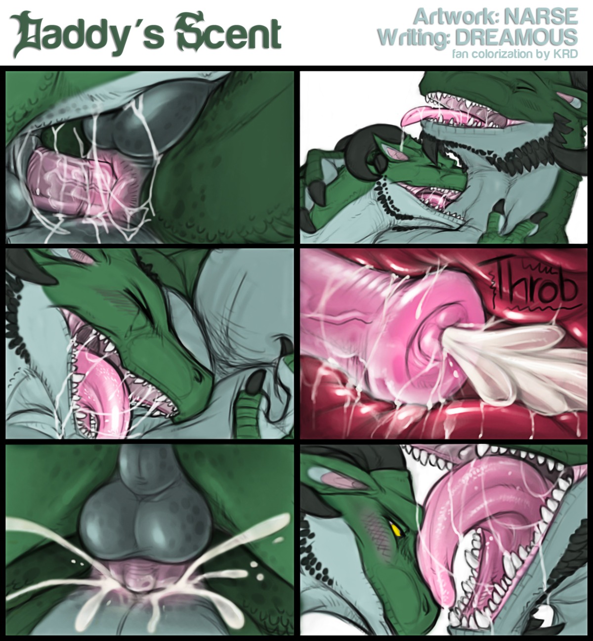 anal anus balls comic cum cum_inside daddy's_scent dragon edit father_and_son feral furry gay horsecock incest internal male male_only narse no_humans penis rule34 saliva scalie tongue yaoi