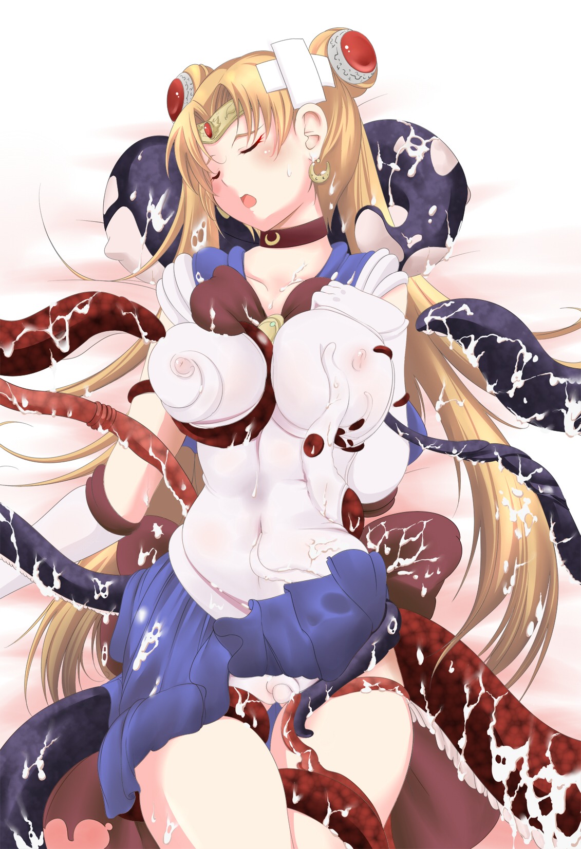 ambiguous_penetration bishoujo_senshi_sailor_moon blush breast_grab breasts bukkake closed_eyes clothing consensual_tentacles covered_penetration cum dress erect_nipples erect_nipples_under_clothes female highres implied_penetration implied_sex katori_(mocchidou) large_breasts nipples panties plaster rule34 sailor_moon see-through sex_under_clothes sex_under_dress skirt tentacle tentacle_under_clothes tentacle_under_dress tentacles_under_clothes usagi_tsukino white_panties