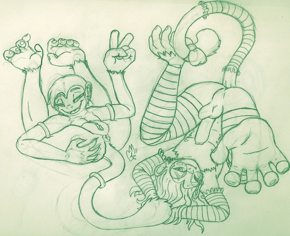 2011 anthro anus arm_warmers armwear backsack balls both_sexes_in_same_situation butt clothed clothing crossdressing duo e621 eyewear feet female femboy genitals glasses haplorhine jack_and_jill legwear looking_at_viewer male mammal mexxy monkey monochrome nude paws penis prehensile_feet presenting presenting_hindquarters presenting_vulva primate signature silvermidnight sketch stockings tail toes vulva xemmy