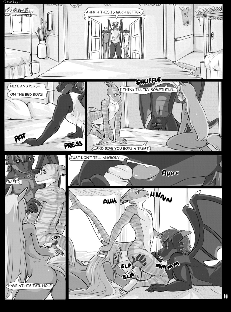3boys anal anilingus anthro comic dragon equine erection fellatio gay horse male male_only marine mind_control nude oral oral_sex page_11 page_number penis rimming rule34 rusteh seaside shark threesome tiger_shark tokifuji undressing yaoi