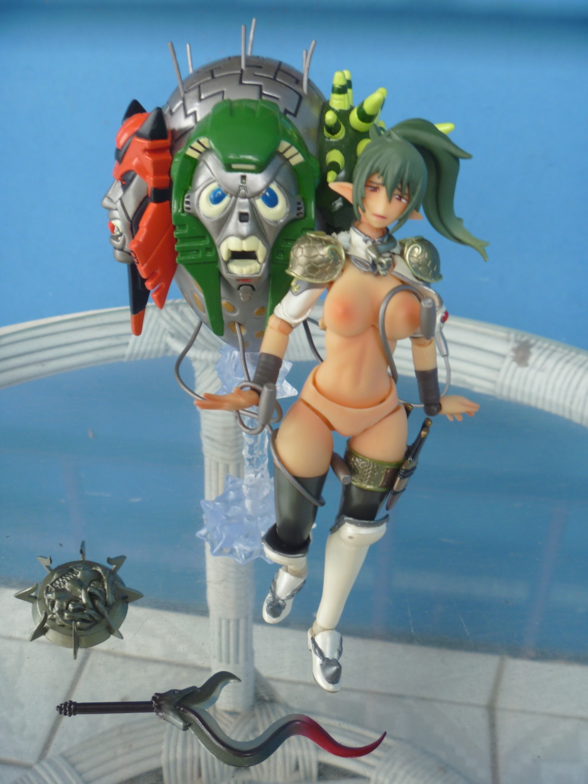 1girls battle blade crossover echidna_(queen's_blade) female fighting high_resolution queen's_blade robot_boy rule34 tentacle tentacle_sex transformers what