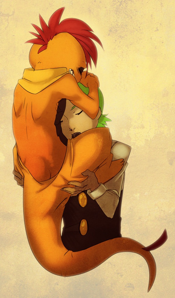 cilan_(pokemon) clothes color fellatio human insertion interspecies male male_only multiple_males oral penis pokemon pokemon_bw pokephilia rule34 scrafty yaoi