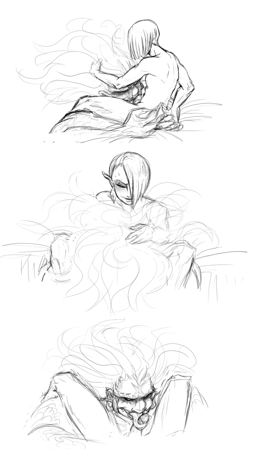 demise_(zelda) ghirahim lattedah male male_only rule34 skyward_sword the_legend_of_zelda yaoi