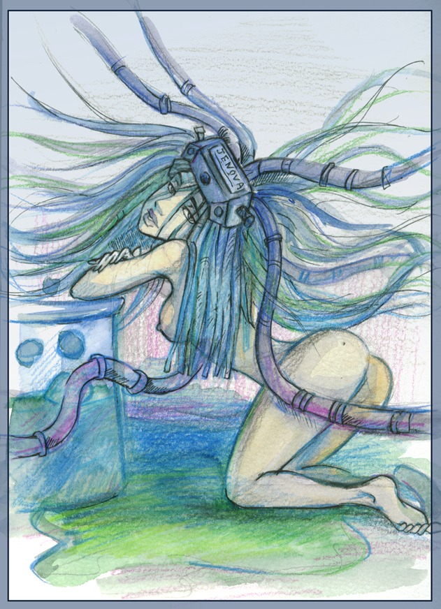 female final_fantasy final_fantasy_vii jenova rule34 straight_hair tagme