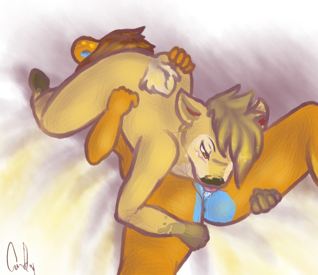 69_position anthro anus bear candy_(artist) cunnilingus deer duo e621 female female/female genitals interspecies mammal nude oral sex vaginal vulva