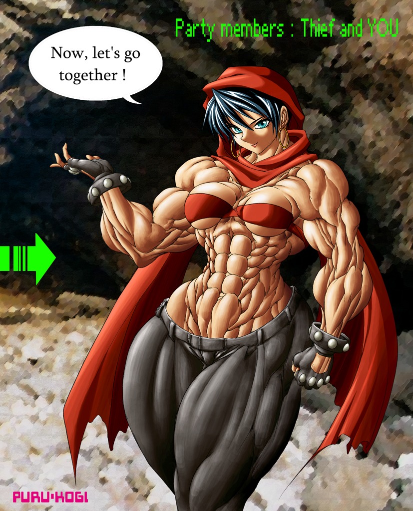 1girls abs biceps blue_eyes blue_hair breasts brown_skin capcom cloak dungeons_and_dragons earrings extreme_muscles female moriah muscles muscular muscular_female muscular_legs mystara no_panties pants pose purukogi_(plasma_beach) rule34 shadow_over_mystara simple_background thief thief_(d&amp;d) thighhighs