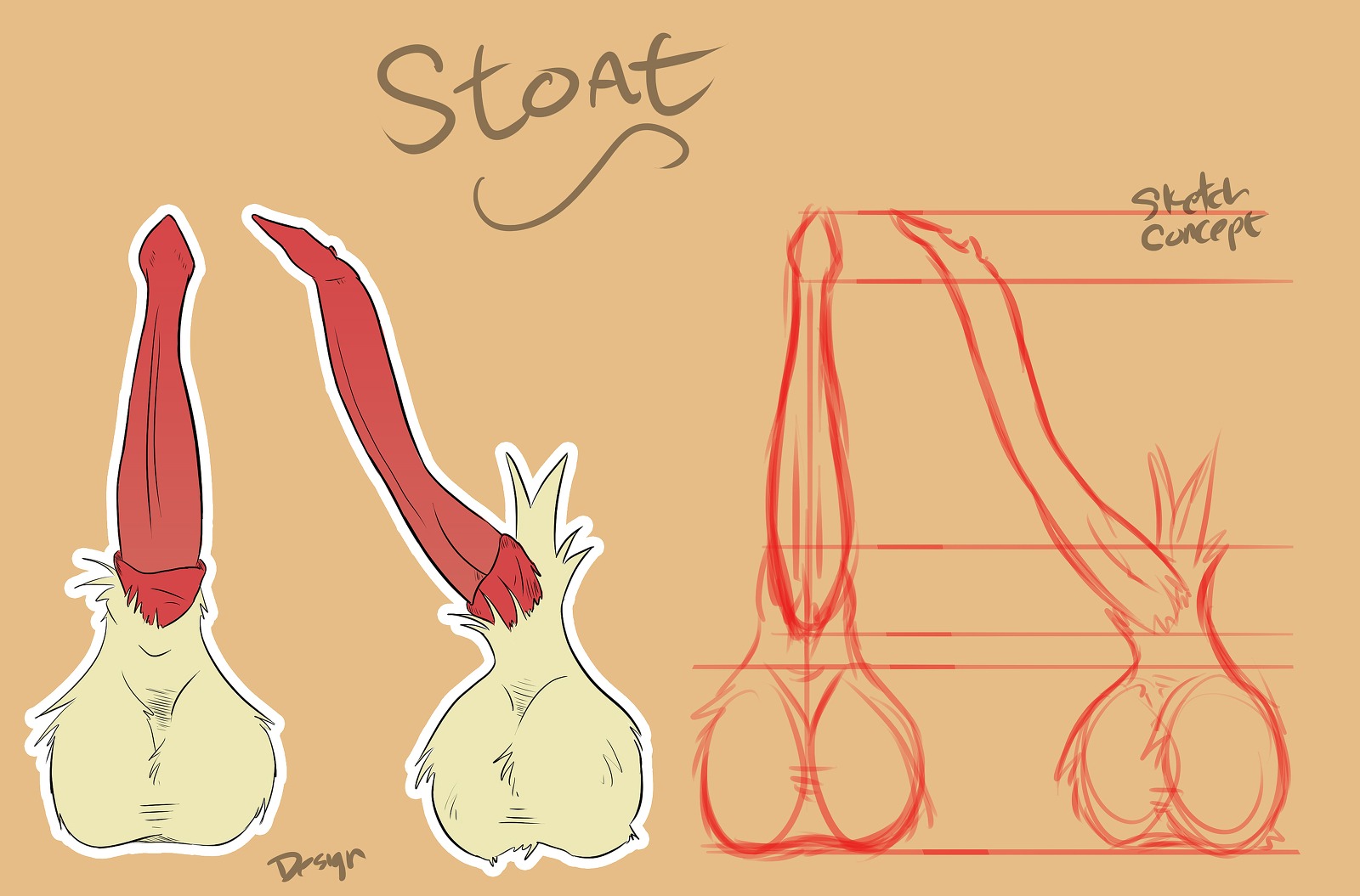 anatomically_correct animal_genitalia animal_penis balls disembodied_penis e621 erection genital_shot genitals hi_res kaiza_teira male mammal mustelid mustelid_penis musteline outline penis penis_shot solo stoat true_musteline weasel