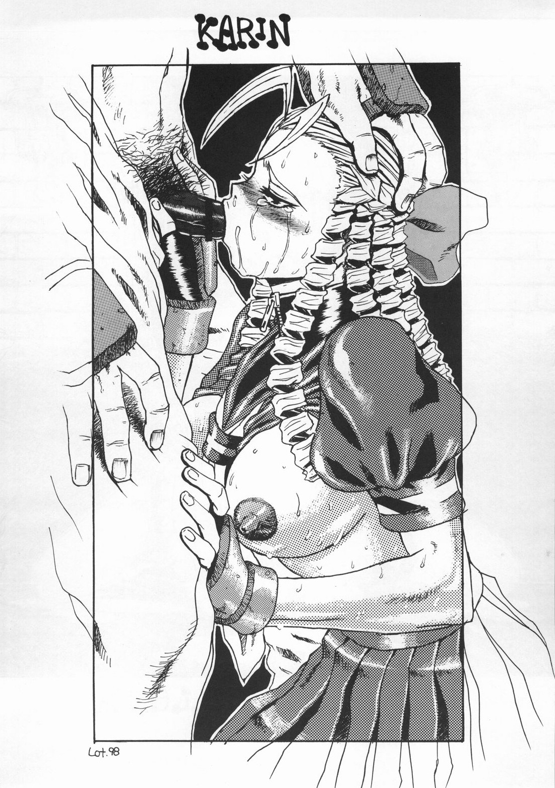 1998 1girls female karin_kanzuki lot_pon male rule34 ryu_(street_fighter) street_fighter tagme